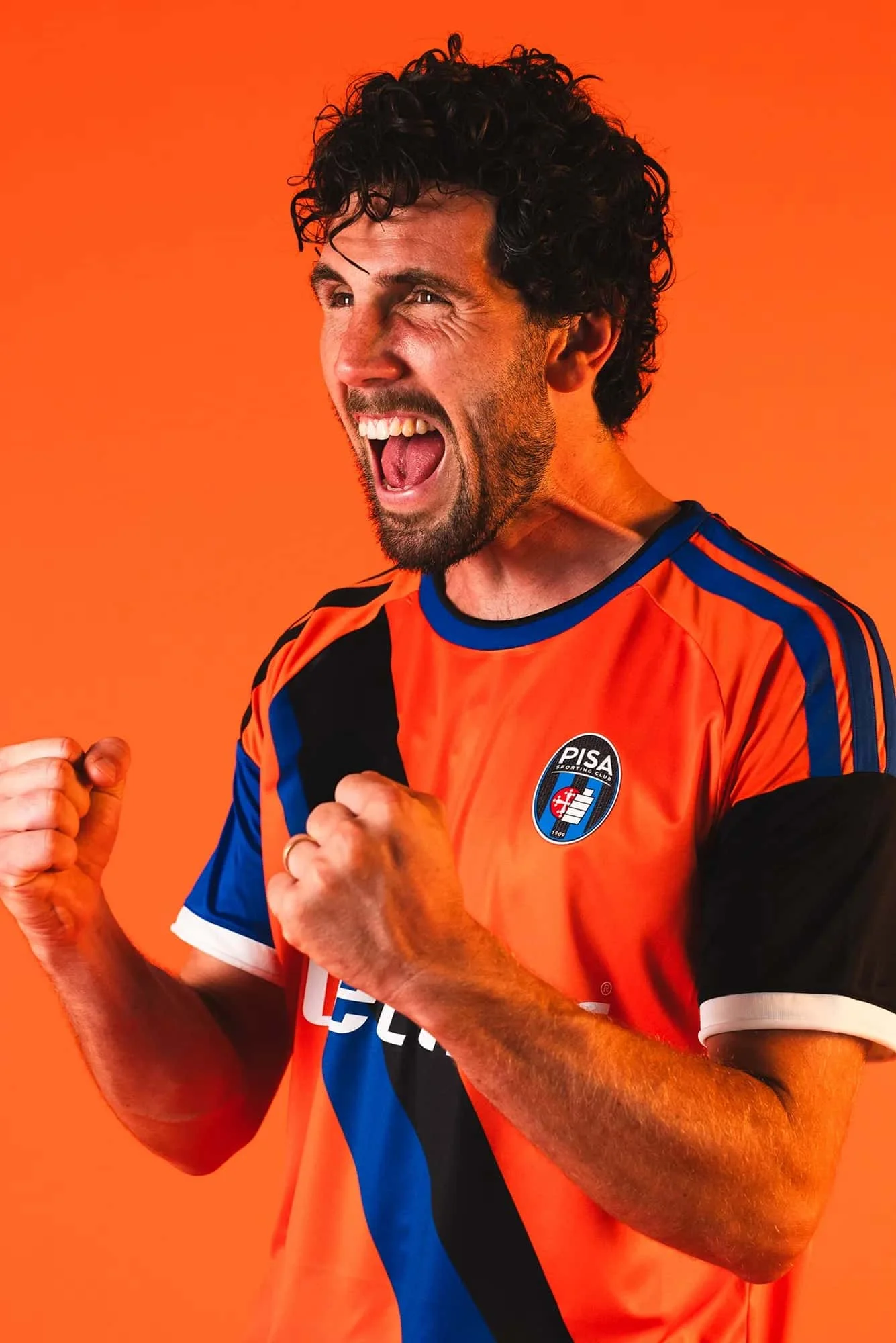 Atmungsaktives Fußballtrikot für Herren, Club of Pisa SC 26-27 Heimtrikot 2026, Sommer-Schnelltrocken-T-Shirt für Damen im Y2K-Stil – Detail 4
