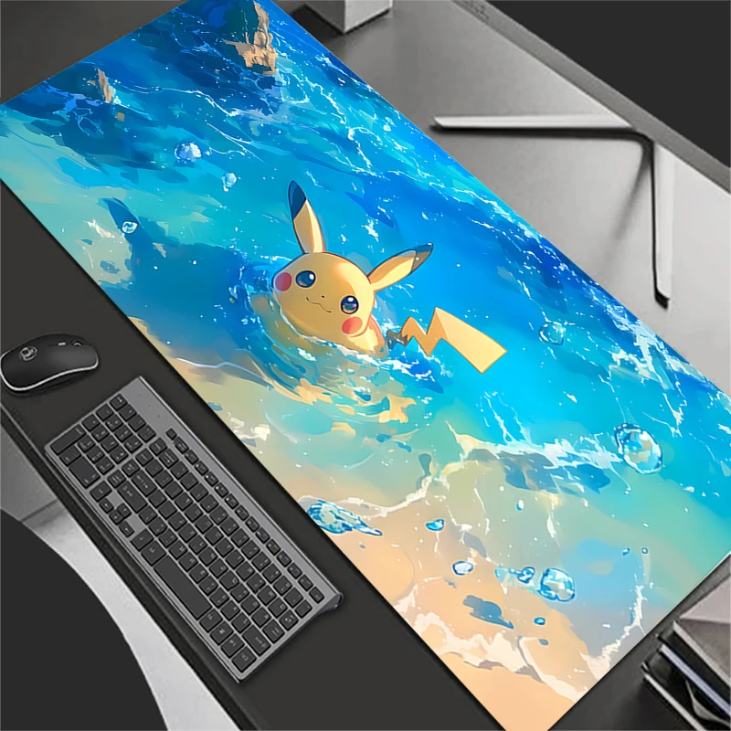 Muismat Gamer Notebook Games Muismat XXL Toetsenbord Pad Grote P-Pokemons P-Pikachus Muismat Muismat Gaming Bureau Mat