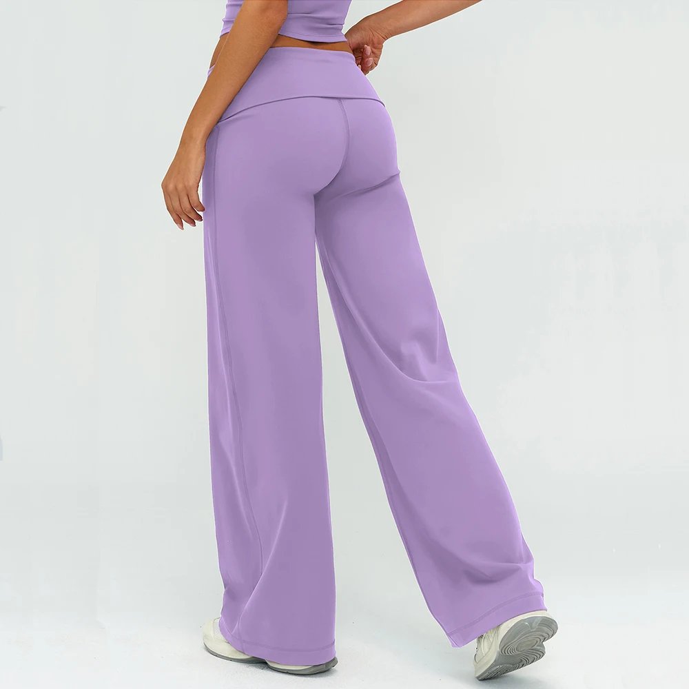 High Waist Wide Leg Yoga Pants Gym Workout Flared Leggings Women Fitness Bell-bottoms Female Push Up Sports Tights Yoga Leggings