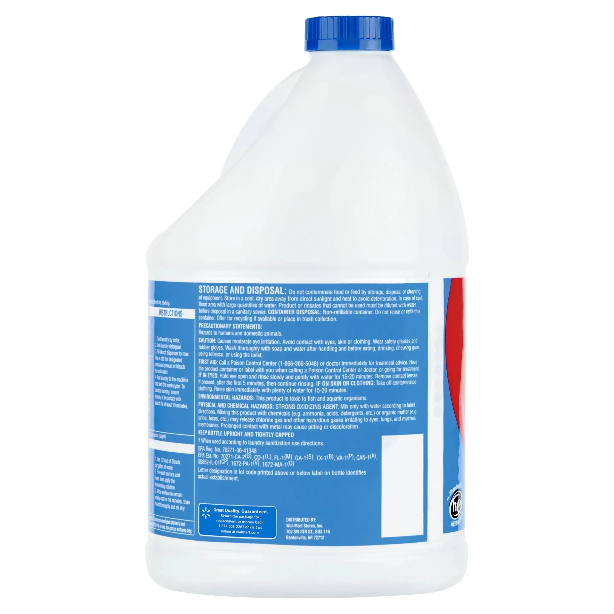 مبيض منخفض سبلاش عادي، 121 أونصة، يقتل 99.9% من الجراثيم