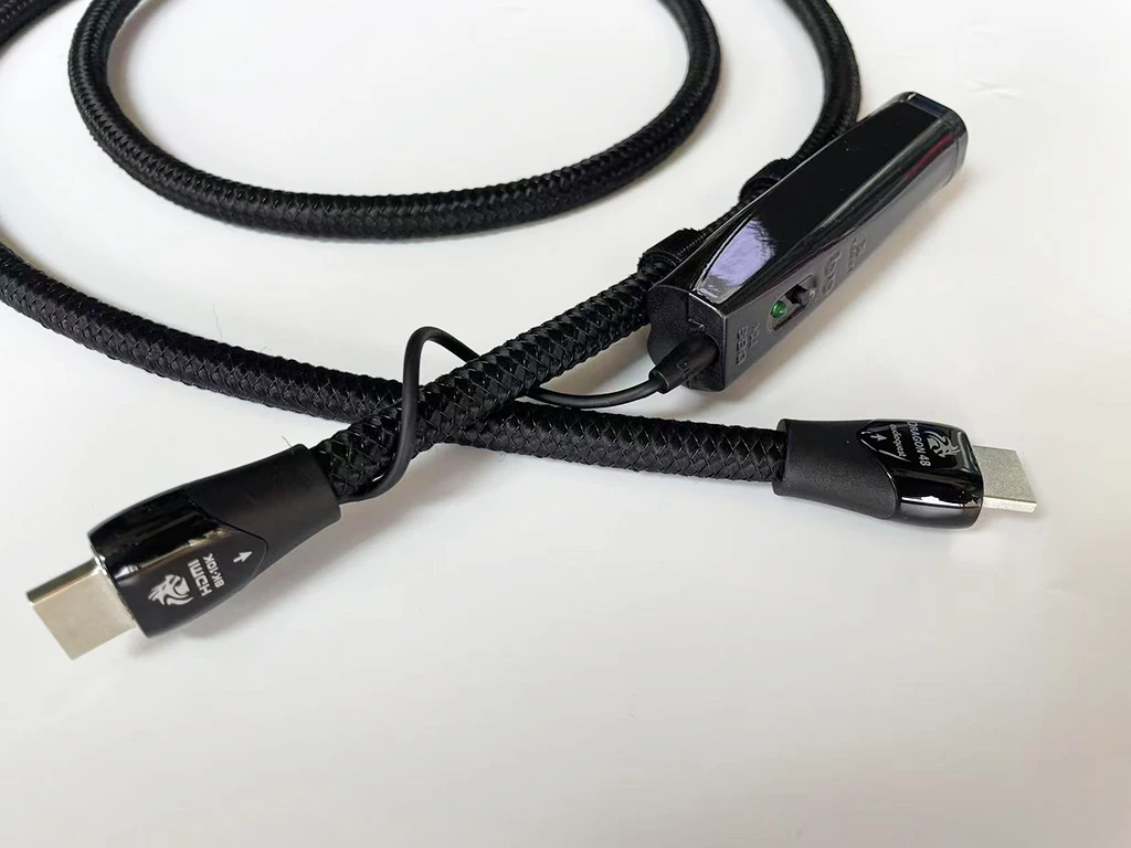 كابل HDMI Dragon 48 8K 10K PSS فضي eARC HD AV TV 48 جيجابت في الثانية 2.1 #3