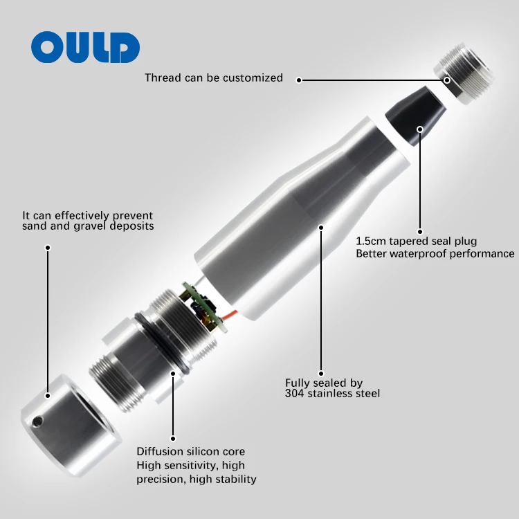 High Quality Cost-Effective Anti-Corrosion Submersible Level Gauges Pressure Transmitters Sensor for the Petroleum Industry Well