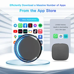 2025 New Carplay TV Box Android 13 Carplay Ai Box Car Multimedia Player with HDMI Port 4G+64G for Chery Volvo Hyundai Volkswagen