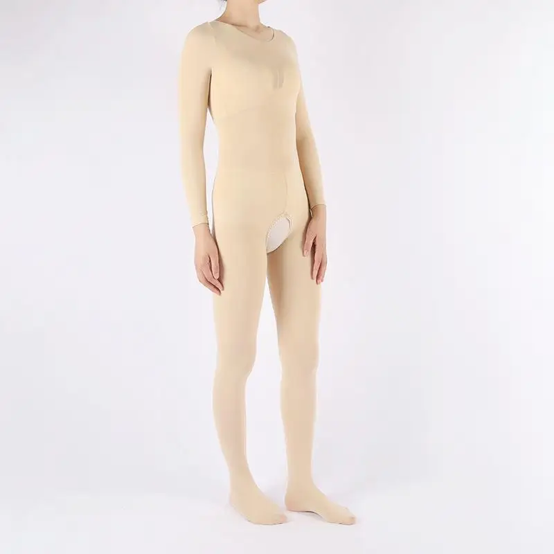 Costume une pièce en velours doux, entrejambe ouvert, pas besoin de supprimer M Fem Sle, combinaison complète confortable et respectueuse de la peau