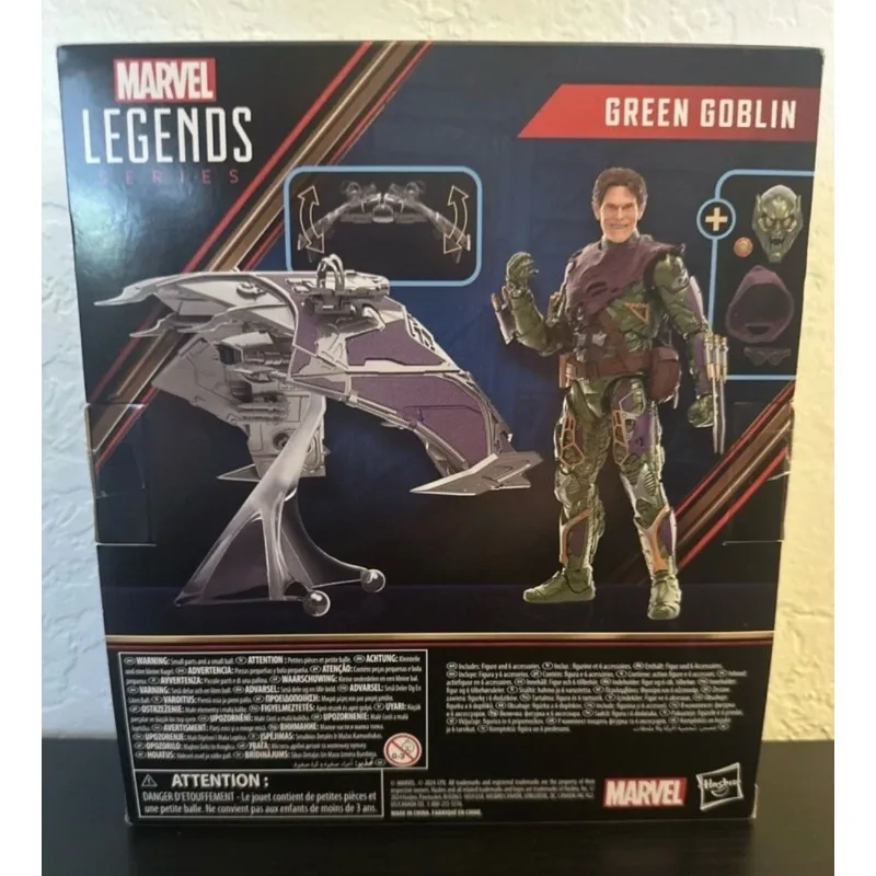

Оригинальная фигурка Marvel Legends Series SPIDER-MAN No Way Home GREEN GOBLIN, модель игрушки