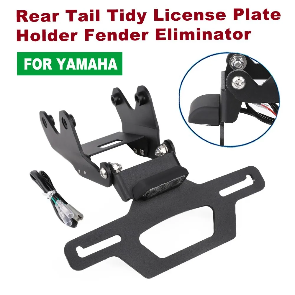 

For YAMAHA MT-09 2024-2025 Rear Tail Tidy License Plate Holder Fender Eliminator plate holder motorcycle portaplacas moto