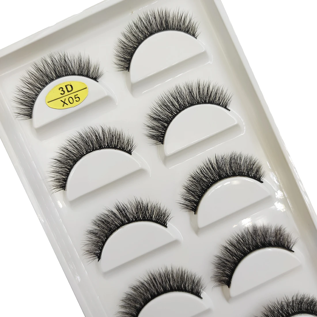 Faux-Cils Naturels 3D en Faux Vison, 22 Styles, 5 Paires, Maquillage Doux