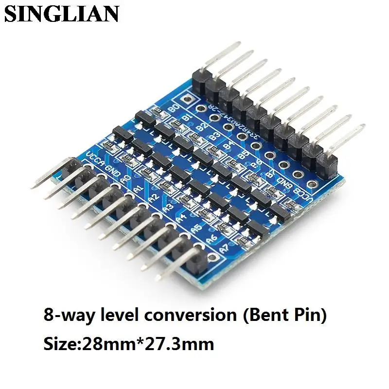 8-Way Level Conversion Module 8 Channel 3.3V-5V 5V-3.3V IIC UART SPI TTL Bi-directional Level Conversion Module