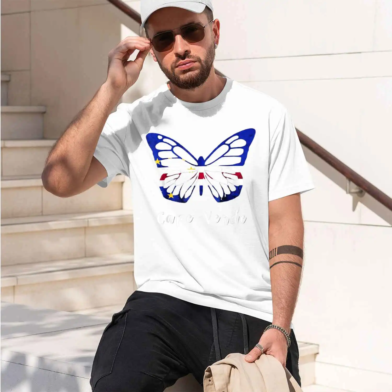 Ce Verde Ce Verdean P Hope Cabo Verdean T-Shirt Individuality Harajuku Kawayi Printed T-shirt 2026 New Model Short-sleeve crewne