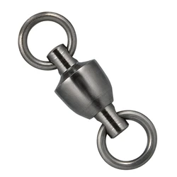 Ball Bearing Swivel Saltwater Heavy Duty Solid Ring Fishing Swivel Stainless Steel Sea Fishing Hook Lure Connector