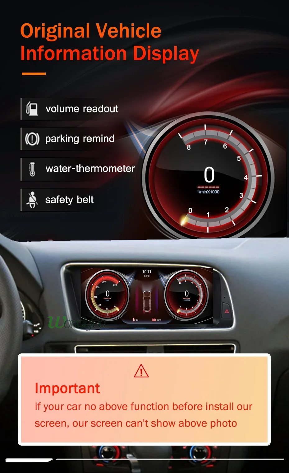 8,8'' Snapdragon 8 CORE Wireless Carplay Android 15 Auto-Radio GPS-Bildschirm für Audi Q5 2009-2016 Autoradio Stereo Multimedia-Player Bluetooth WLAN 4G LTE – Detail 19