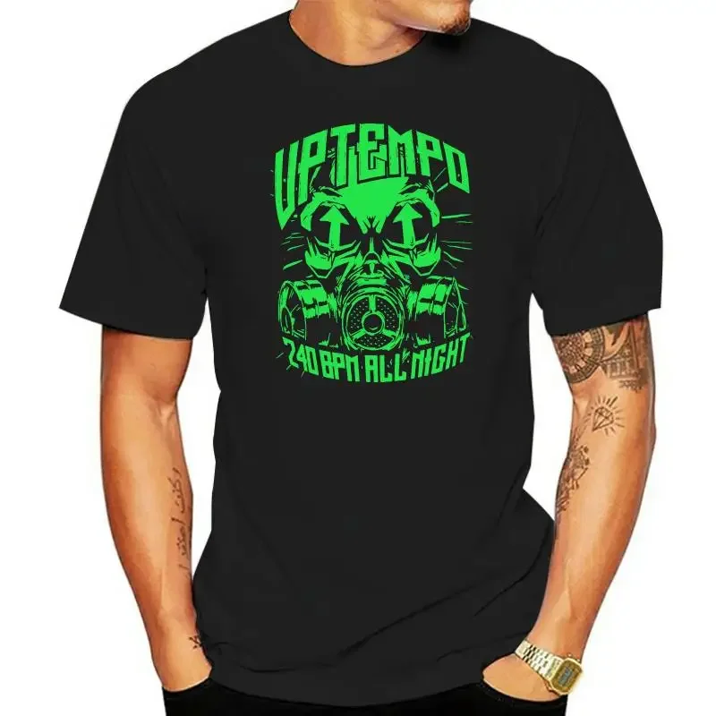 UPTEMPO T-Shirt BPM BlackGreen Hardcore Gabber Party