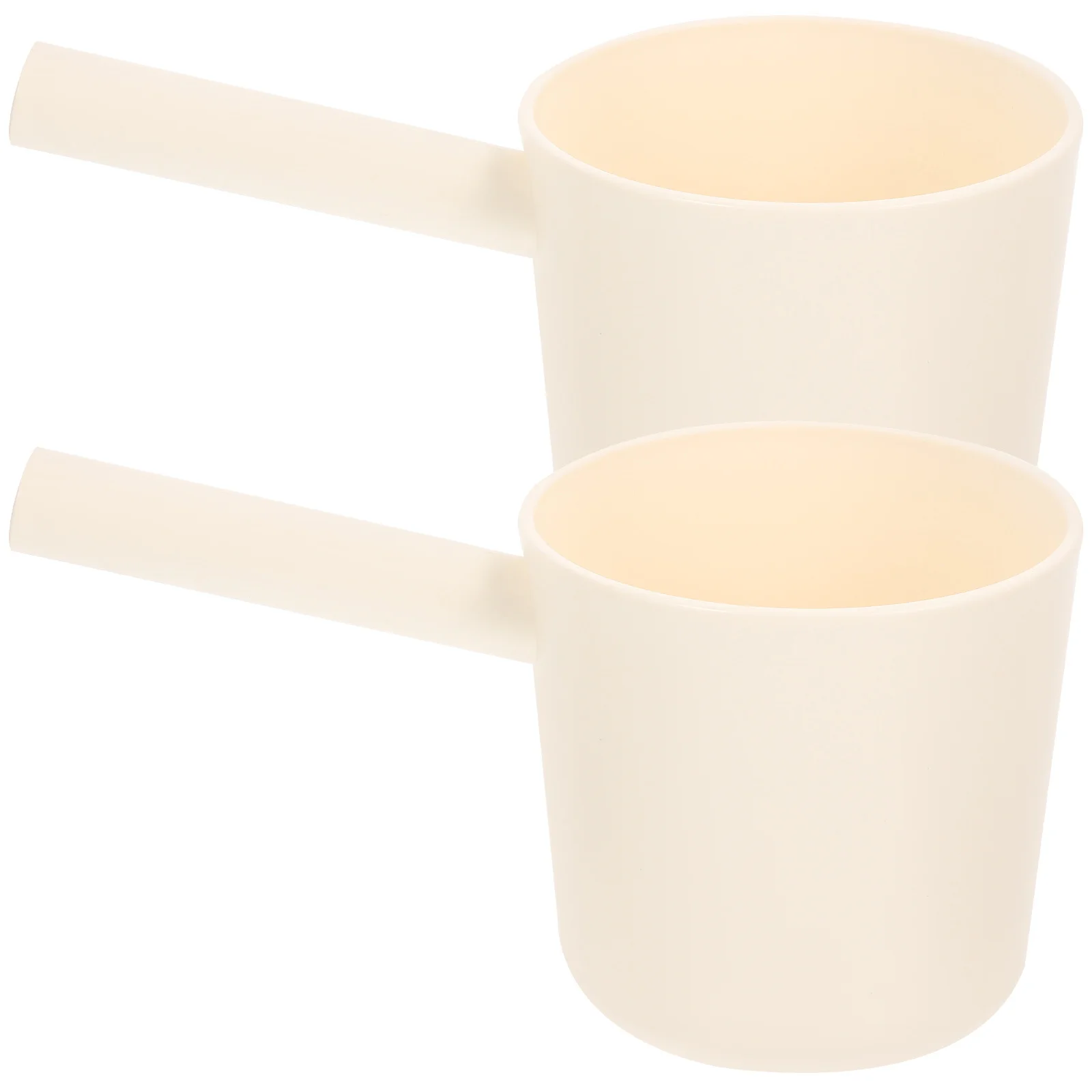 

2Pcs Thicken Water Scoop Long Handle Kitchen Gadget for Bathing Plants Easy to Operate Household Watering Tool