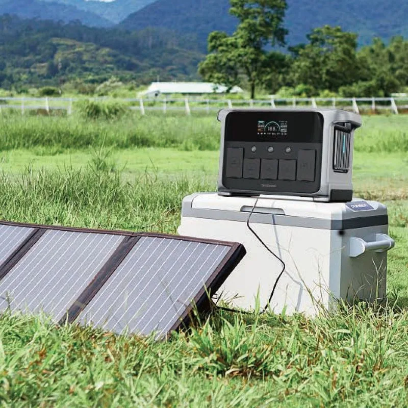 Portable Power Station 2400W Solar Energy Storage Generator With Parallel Function For Outdoor Camping Pure  Sine Wave