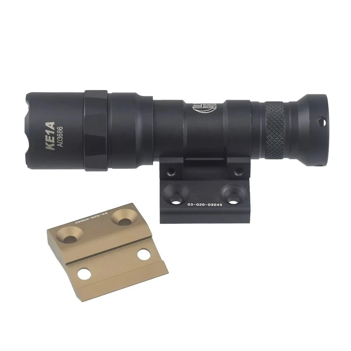 Tactical ARIS Series Surefire M300 M600 Offset Scout Mount Fit 20mm Ml-k Keymod SMR Rail Base for M600B M951 M620 Flashlight
