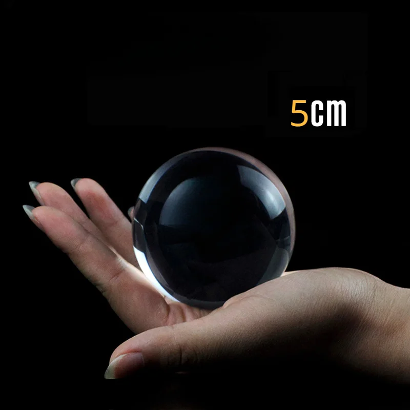 5cm Juggling Crystal Ball Acrylic Material 100% Transparency Professional Manipulation  Accessories