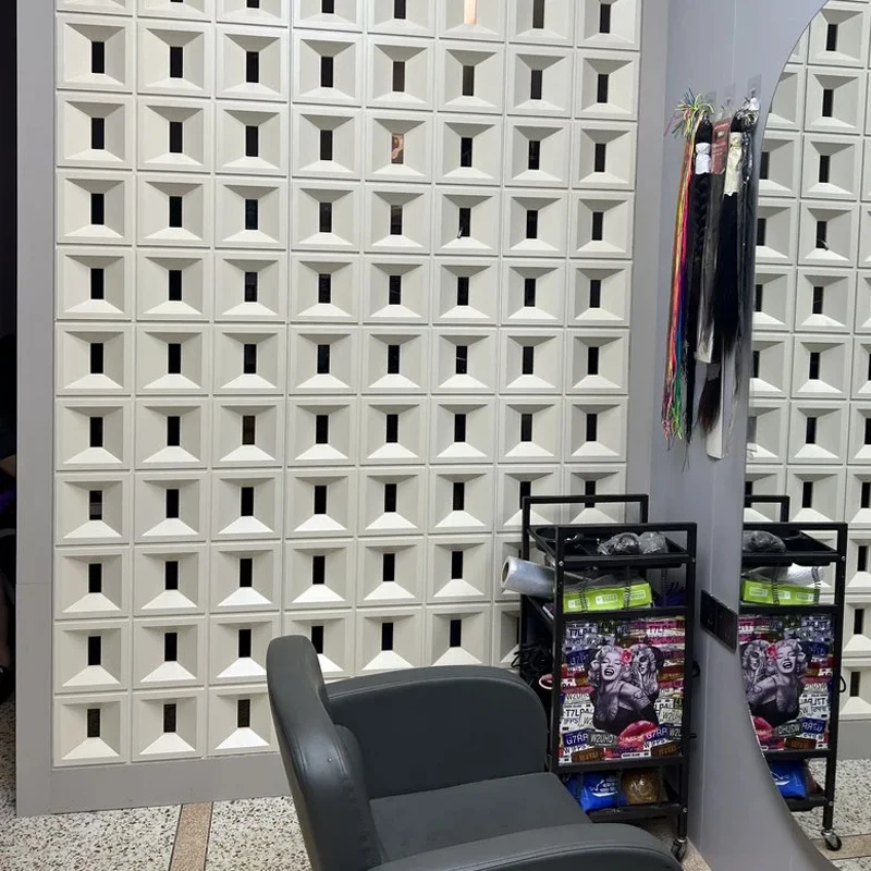 Polyurethane Cultural Foam Artificial Decoration PU Nine-grid Decorative Wall Panel