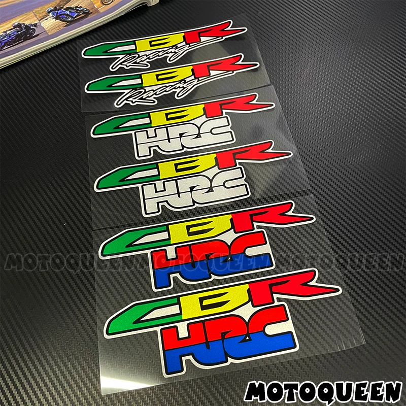 Motorbike Motorcycle Tank Pad Side Fairing Shell Wind Label Logo Decals Stickers for Honda CBR HRC 650F 600RR 1000RR 600F 650R
