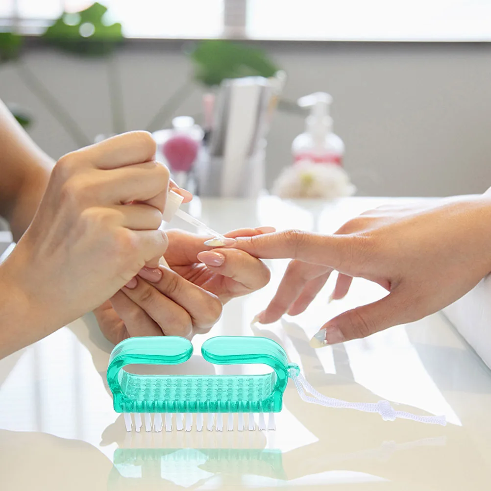 

8Pcs Pedicure Nail Cleaning Brush Reusable Small Scrubbers for Fingernail Toenail Debris Removal Manicure Tool Kit