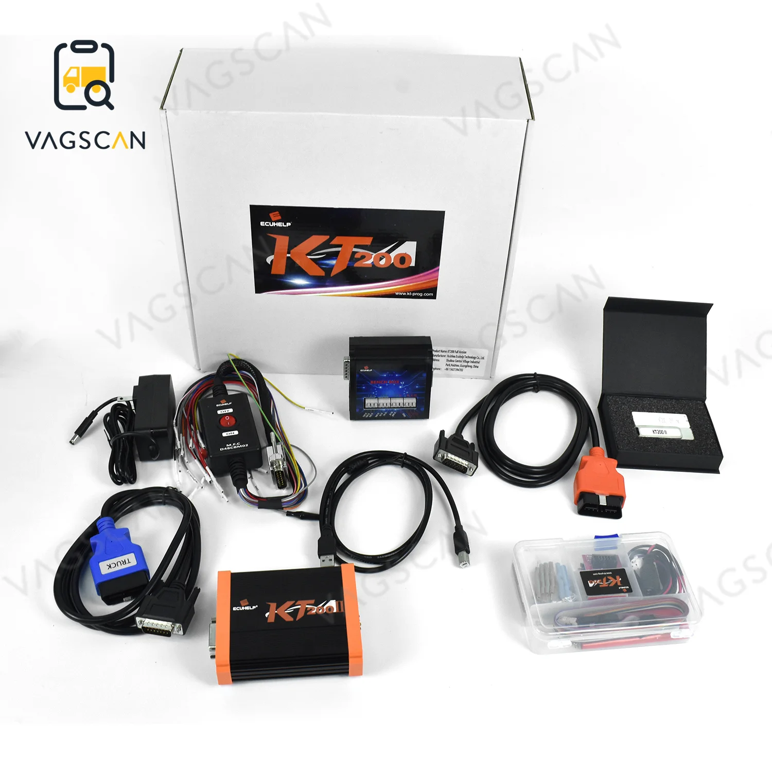 NEW Full Version KT200 II TCU ecu programmer master with Offline Workstation Get Free BDM/JTAG Solder-free Adapter Chip Tuning