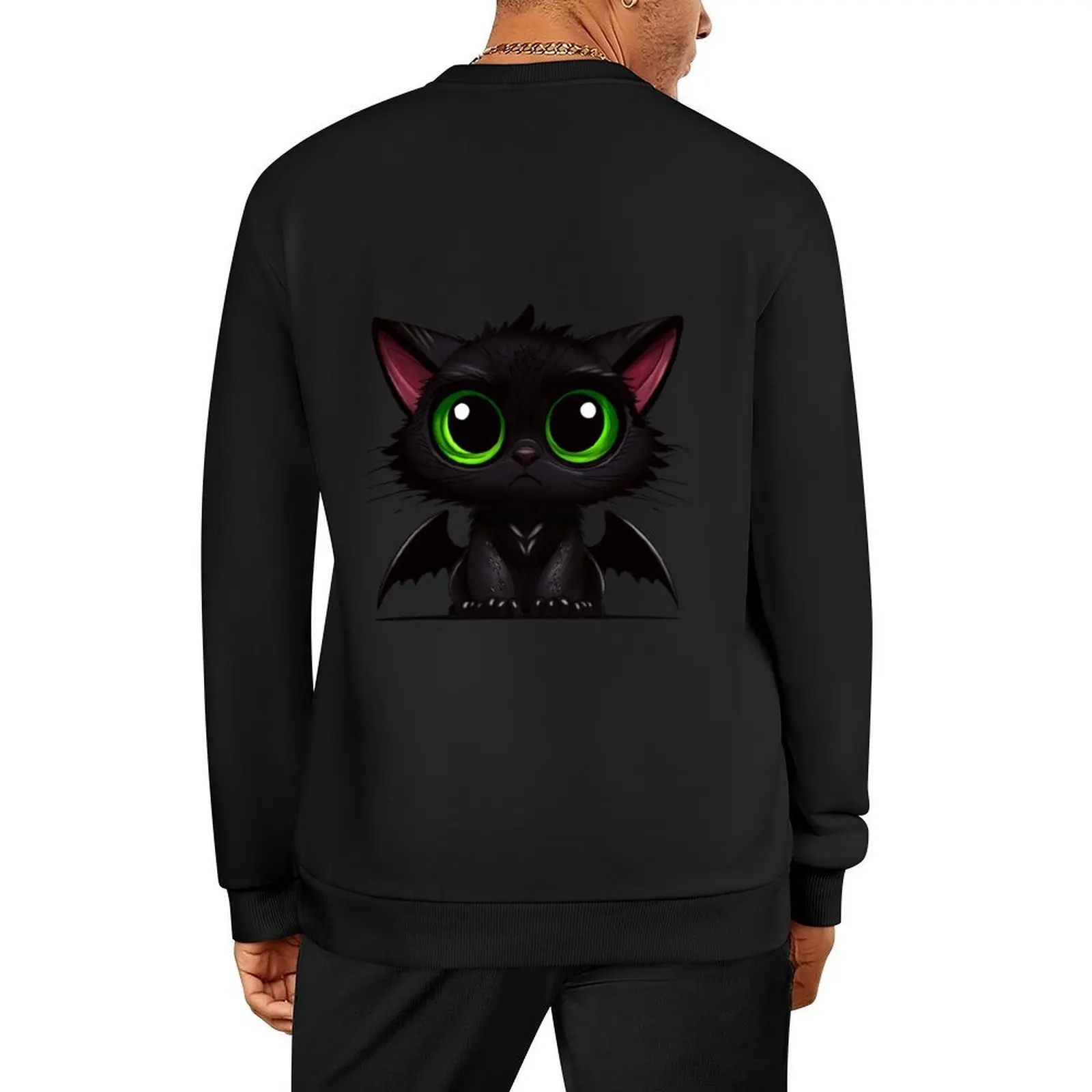 

Flying cat Pullover men's autumn clothes tracksuit male clothes graphic t shirts men new sweatshirts