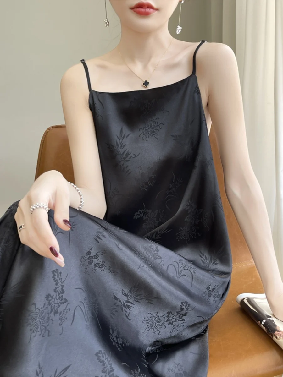 Ele seda satén Wrap Dr mujer Sexy Base larga Dr delgada A-Line falda de cintura alta Primavera Verano otoño temporada Faion