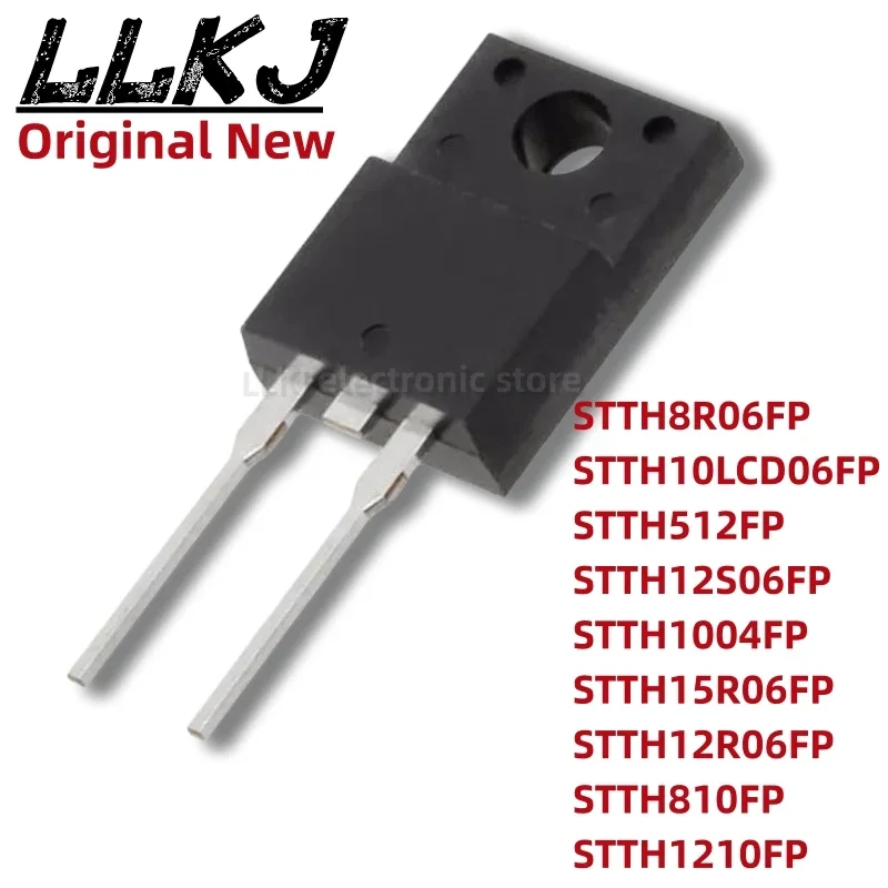 1pcs STTH8R06FP STTH10LCD06FP STTH512FP STTH12S06FP STTH1004FP STTH15R06FP STTH12R06FP STTH810FP STTH1210FP TO220F MOS FET
