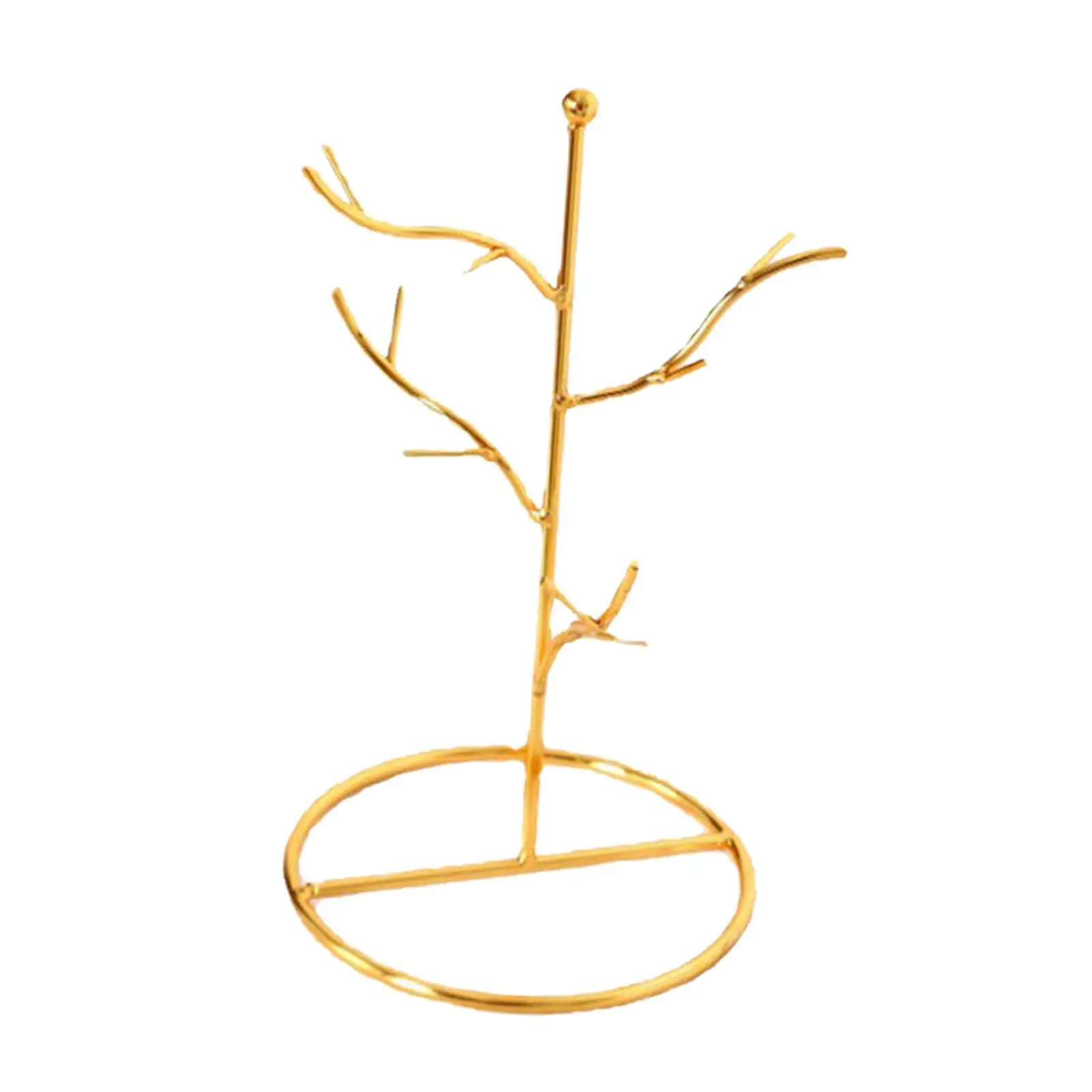 

Jewelry Holder Tabletop Jewelry Organizer, Metal Stable Jewelry Shelf Jewelry Display Stand for Showcase Tabletop Stores Shops