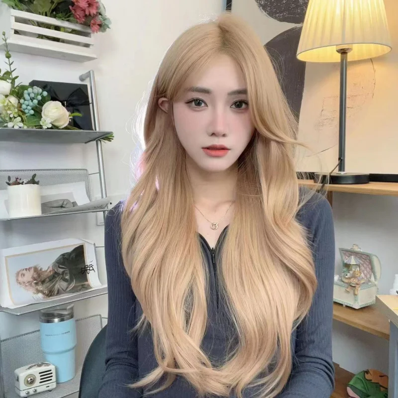 

Парик в европейском и американском стиле, большие волны, вьющиеся, натуральные, на каждый день, средней длины, реалистичные человеческие волосы, полные