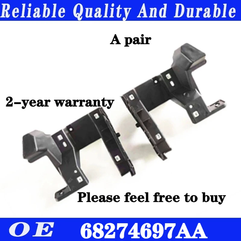 

A pair High quality For Ram 1500 2019-2022 Fog Light Bracket Set Front 68274697AA car accessories