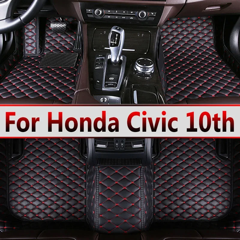 

For Honda Civic 10th 2021 2020 2019 2018 2017 2016 Car Floor Mats Carpets Auto Interior Accessories Covers Automotive Vehicles