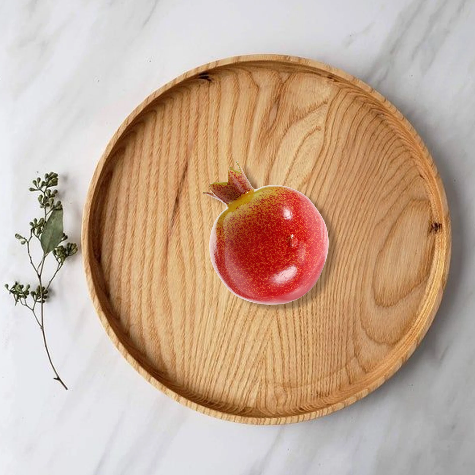 

Lifelike Fruit Props Smooth Foam Photo Display Props For Home Wedding Education Creative Gift (Red Yellow)