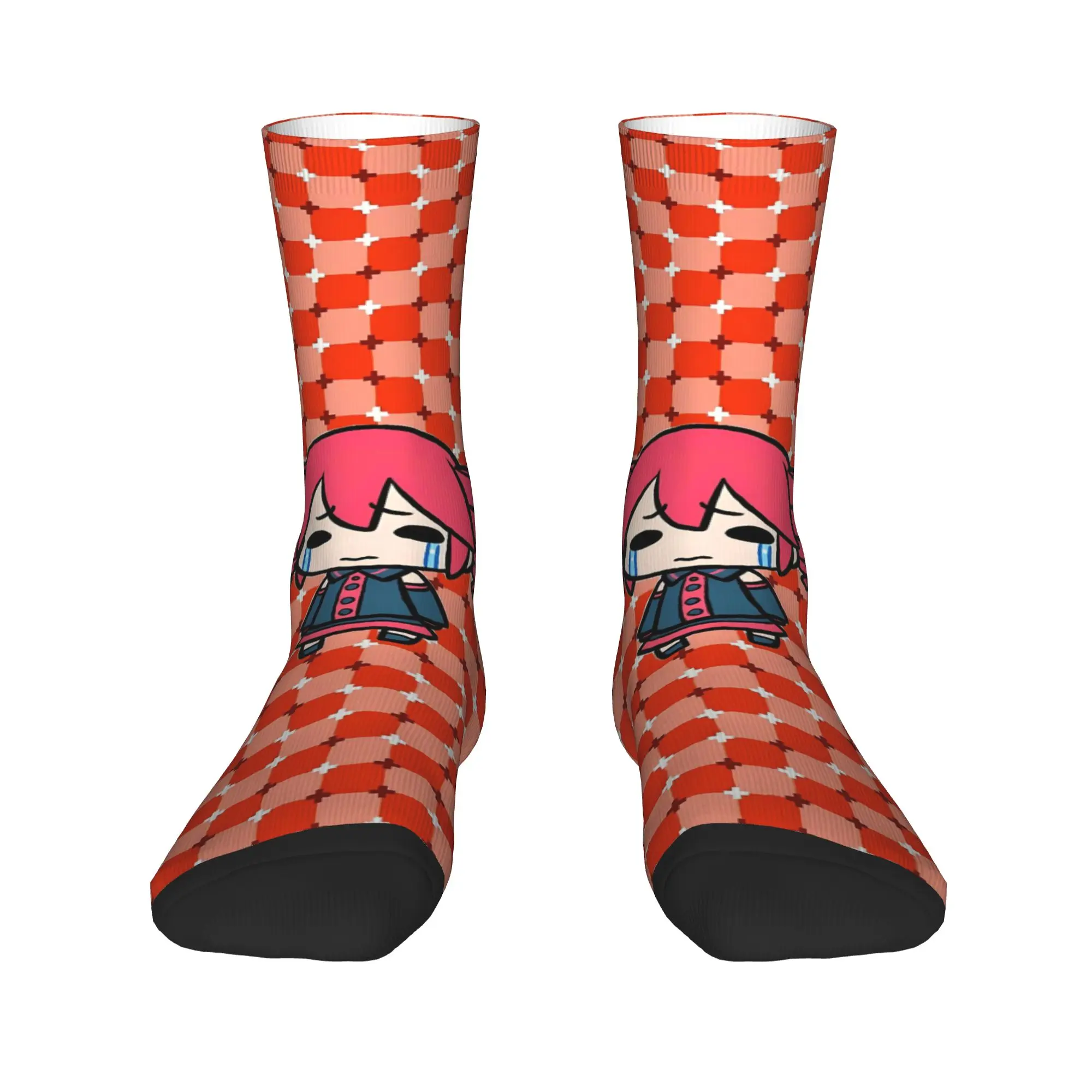 Kasane Teto Mini Chibi Manga Socks  Kawaii Stockings Adults Men High Quality Outdoor Sports Socks Autumn Graphic Non Slip Socks