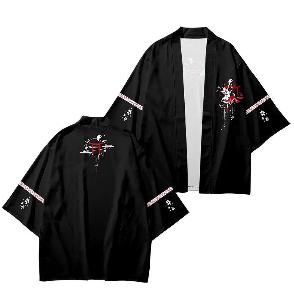 NEW! TouHou Project Japanese Style Kimono Haori Men Women Cardigan Anime Traditional Japanese Clothing Asian Clothes