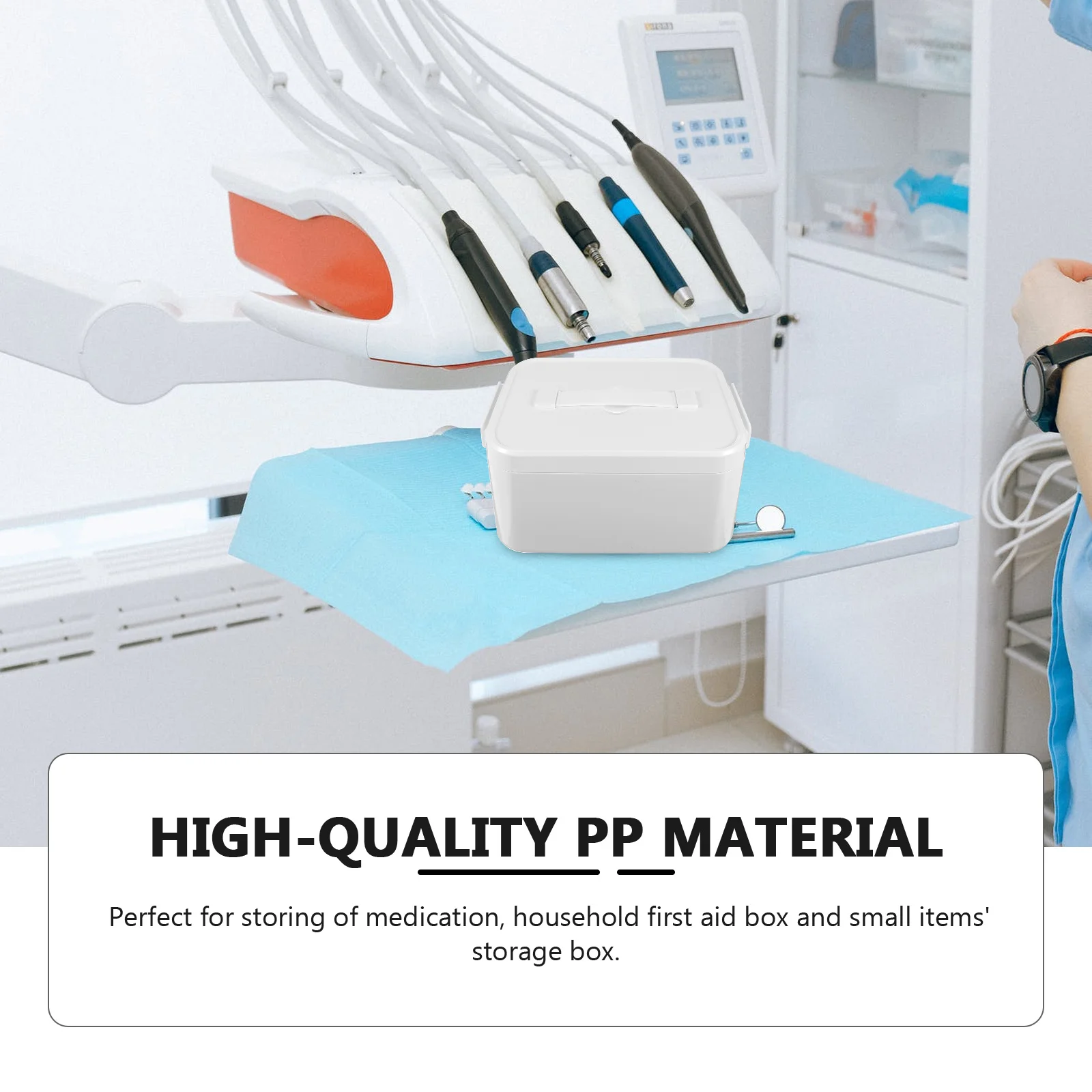 1 قطعة الصدر الطب سعة كبيرة المحمولة المنزلية صندوق الإسعافات الأولية تخزين الحاويات الحال بالنسبة لرياضة الأعمال العائلية #5