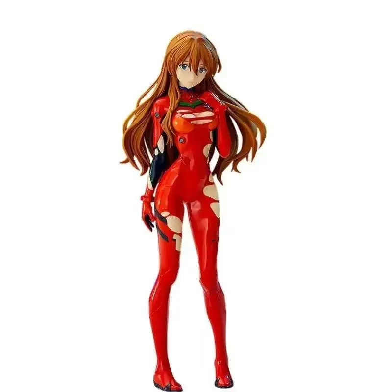 Neon Genesis Evangelion Ayanami Rei Asuka Movie Version Standing Anime Collectible Figure Desktop Ornament Gift for Friend - view 2