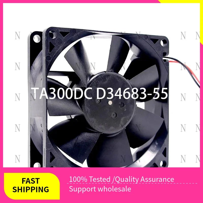 yjj-ニデック-ta300dc-d34683-55-シャーシ冷却ファン-2ピン-dc-12v-008a-80x80x25mm-2ピン