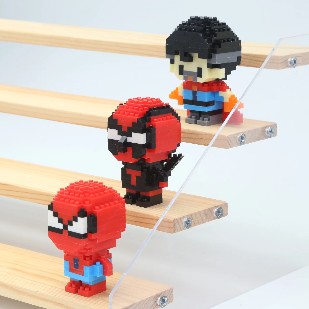 Blocs de construction Disney Mini Connectini, figurine de particules, modèle d'assemblage mobile, Puzzle de dessin animé, jouets de personnages pour cadeaux d'anniversaire