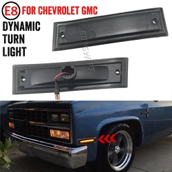 For 1981-1991 Chevrolet Suburban C10 C20 K10 K20 R10 R1500 R20 R2500 V10 V1500 V2500 Truck Front Amber LED Side Marker Lights