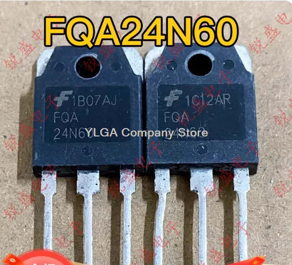 FQA24N60 24N60 MOSFET de Alta Potencia Original Importado 24A600V, Probado y Confirmado en Buen Estado 10PCS -1 Lote
