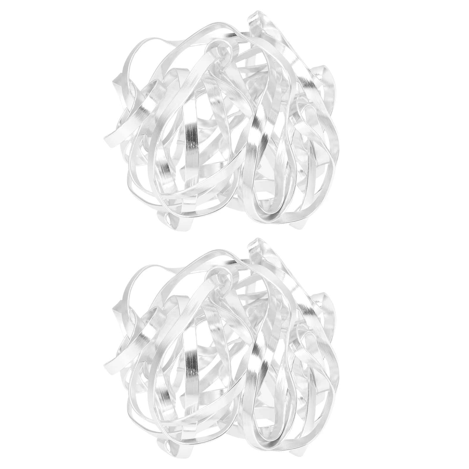 

2 pcs Aluminum Alloy Arrangement Shelves Sturdy Durable Fixing Bases Flexible Flower Diy Flower Arrangement