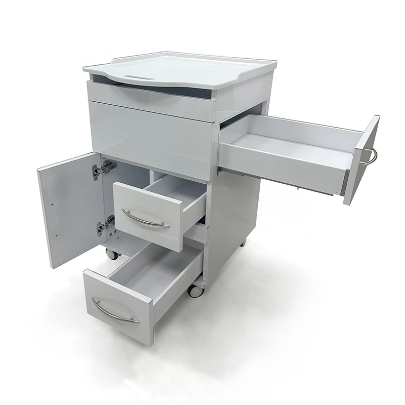 Luxury Mobile Dental Scan Cabinet Steel Medical Rolling Cabinet Lockable Drawer Storage Cart for  Dental Clinic