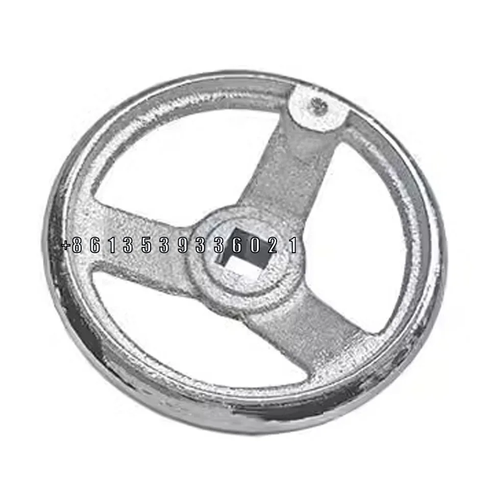 Cnc Cast Iron Handwheel Square Hole 12 14 15 17 22mm Round 3.5/4/5/6/7/8/10 Inch Square Inner Hole Factory Direct Sale