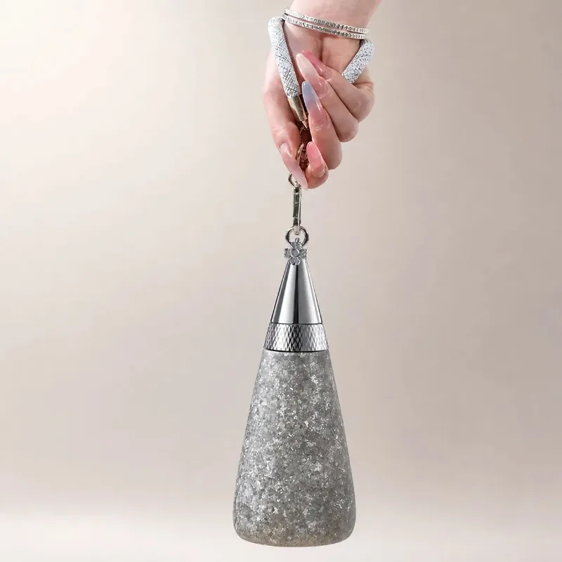 Pure Titanium Insulated Water Bottle with Straw  High Aesthetic Business Office Use Attractive Titanium Cup