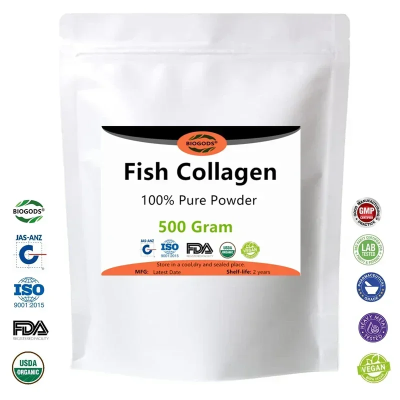 50-1000g Hot sale Fish Collagen Powder,Free Shipping