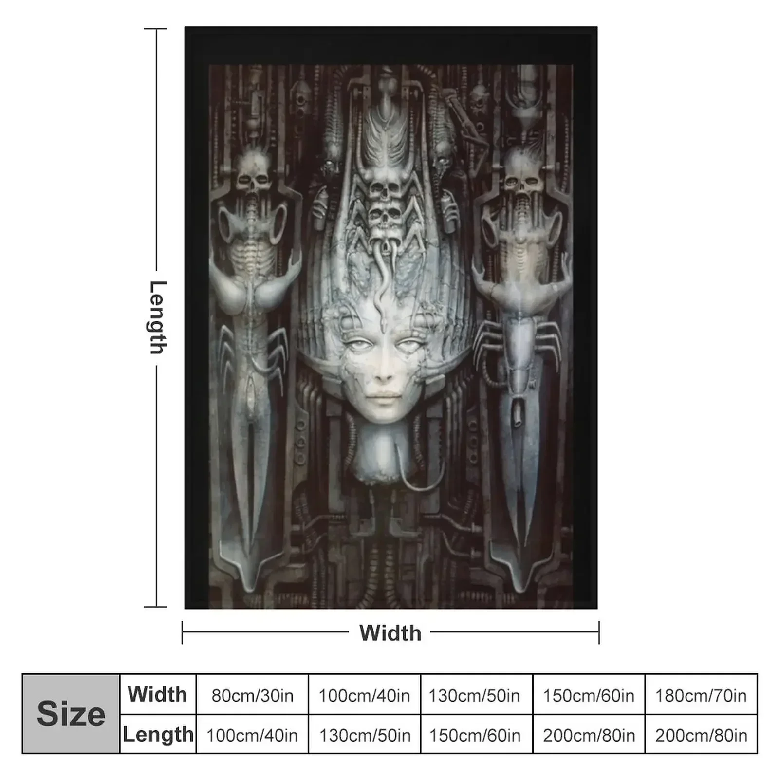 H.R Giger - Li 1 - Art Classic Throw Blanket warm winter warm for winter Blankets