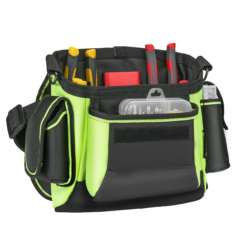 Electrician Tool Bag Crossbody Thickened Canvas Wear-resistant Multifunctional Shoulder Air Conditioner Repair Bag Special Tool