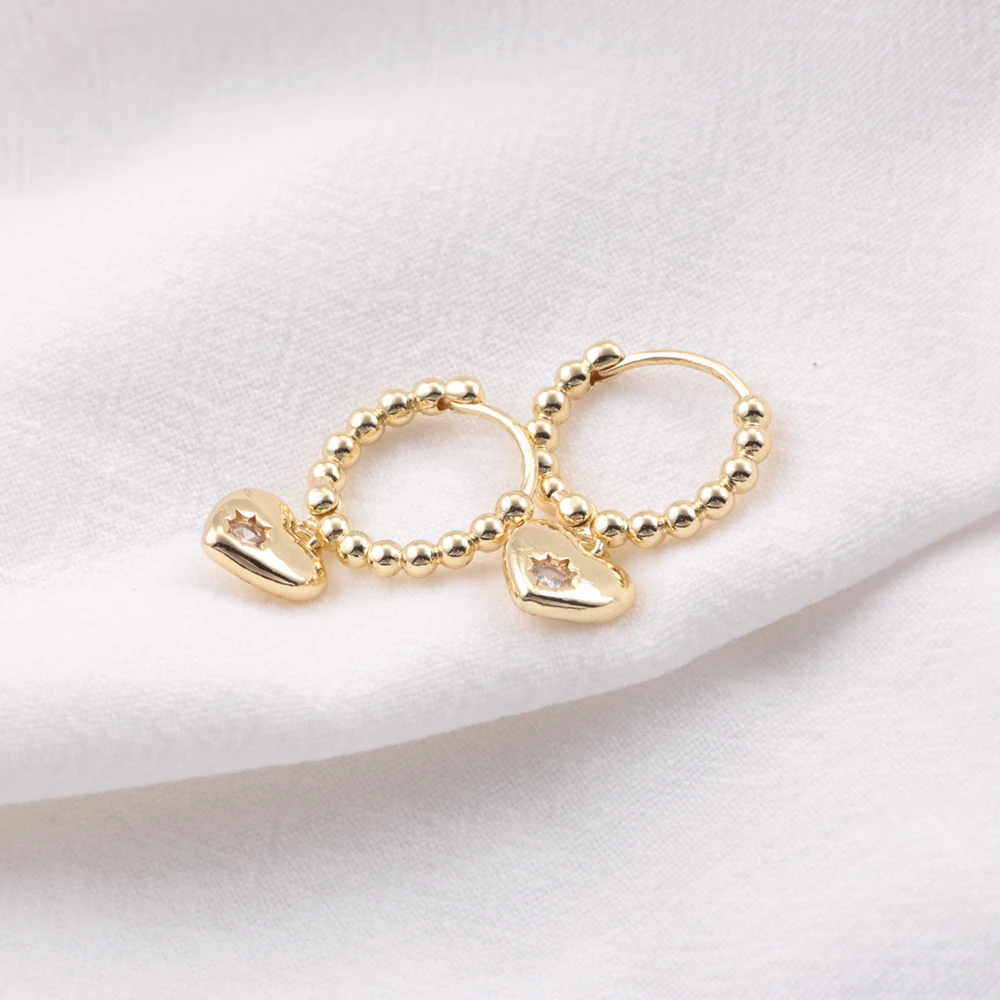 

Модные серьги из стерлингового серебра 925 пробы со сверкающим золотом в форме сердца, подходящие для оригинального шарма, роскошные ювелирные изделия с цирконом, изысканные подарки