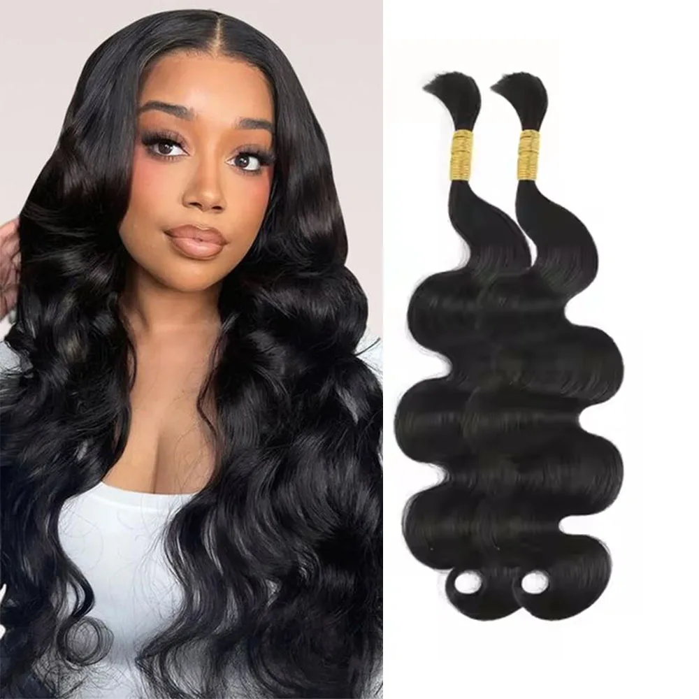 

Body Wave Boho Braids Human Hair Bulk 8-30inch Body Wave For Braiding Curly Hair Bundles No Weft Brazilian 100 Gram Colored Hair