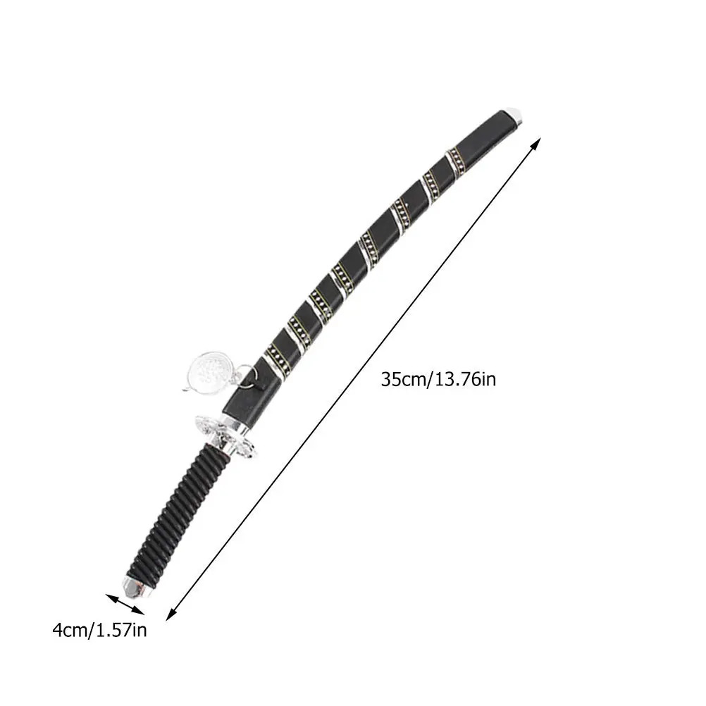 1 set 5 stuks Japanse Samurai kleine plastic zwaarden creatieve cosplay rekwisieten kinderen fantasiespel prestatiebenodigdheden